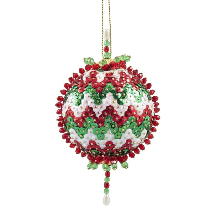 Sequin christmas ornament kits